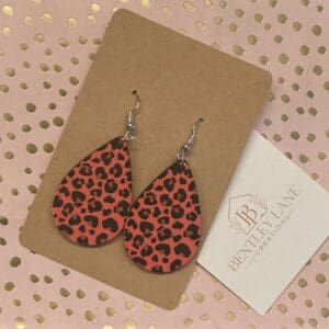 Here Kitty Kitty Earrings (Pink) #113