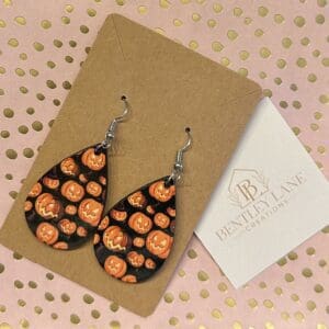 Jack Is Back Halloween Earrings #47