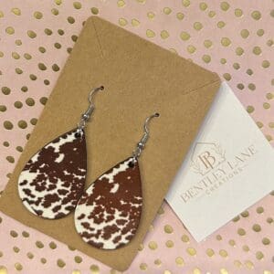 Holy Cow Earrings (Brown) #72