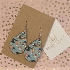 Lure Me Out To Fish Earrings #73