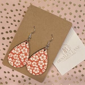 Aloha Earrings (Red) #75