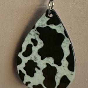 Holy Cow Earrings (Black & White) #147