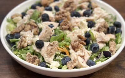 Blueberry Chicken Feta Chopped Salad
