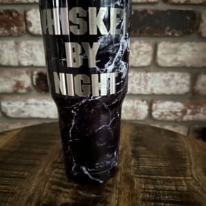 30 oz. Coffee Whiskey Tumbler with Clear Slider Lid