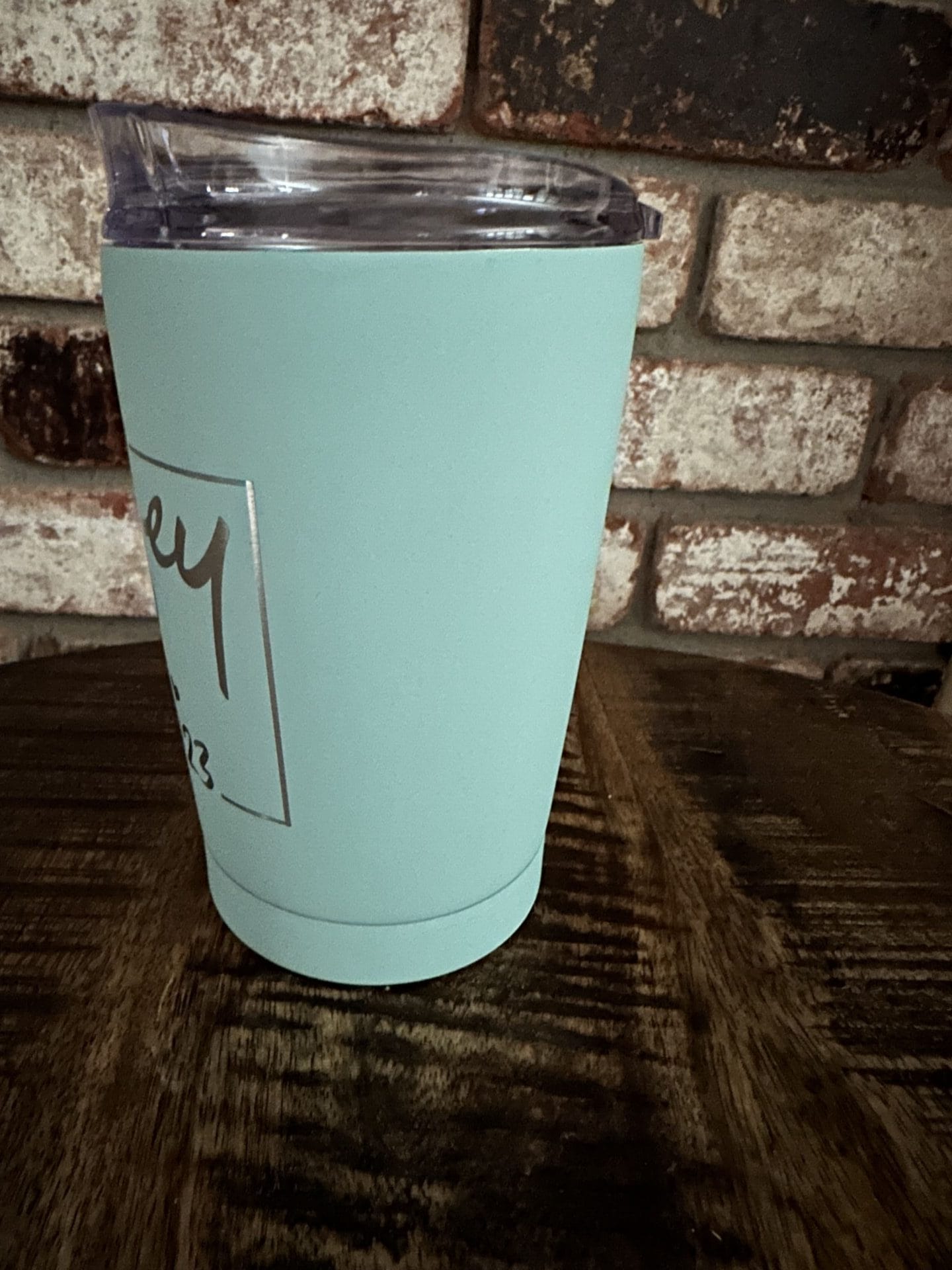 20 oz. Tiffany Blue Wifey 2023 Cocktail Tumbler with Clear Slider Lid - Image 5