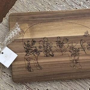 Flora Pig Cutting Board