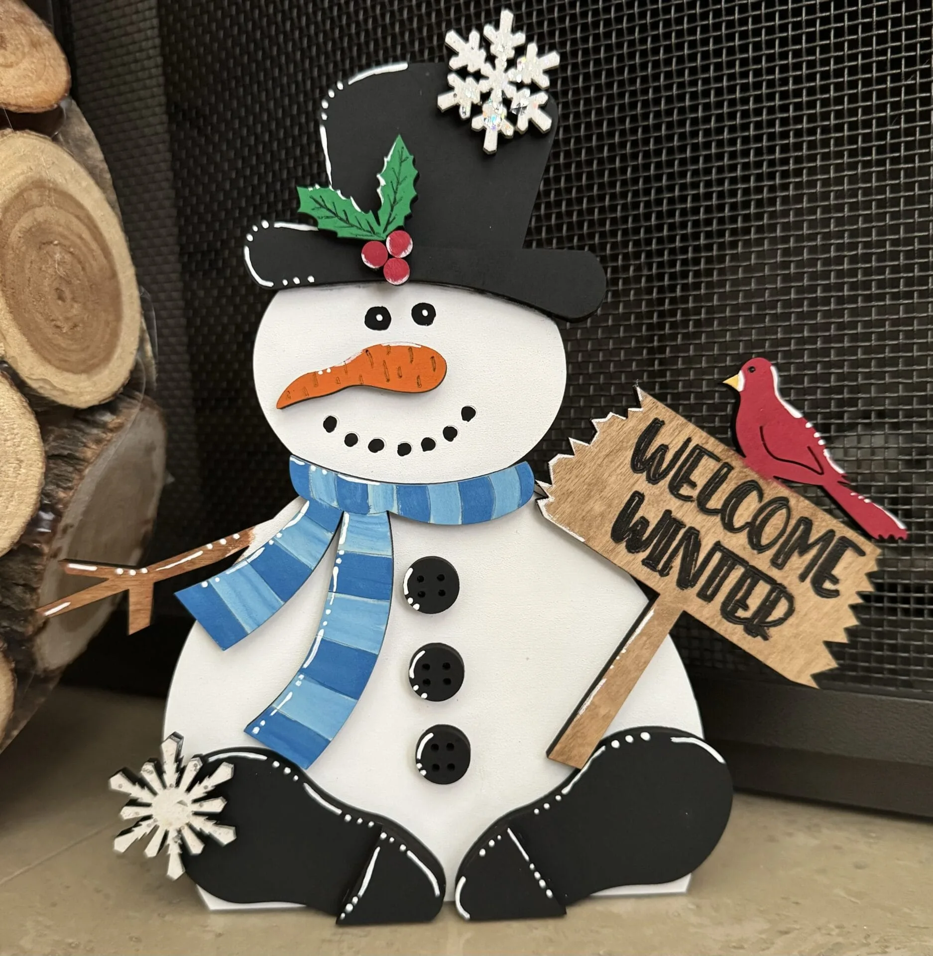 Snowman Shelf Sitter