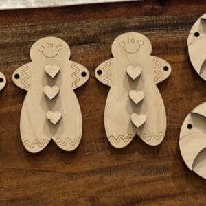 Gingerbread and Peppermint DIY Garland Banner