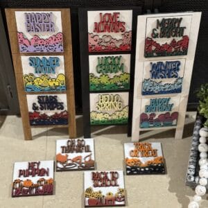 Holiday Interchangeable Squares Mix & Match