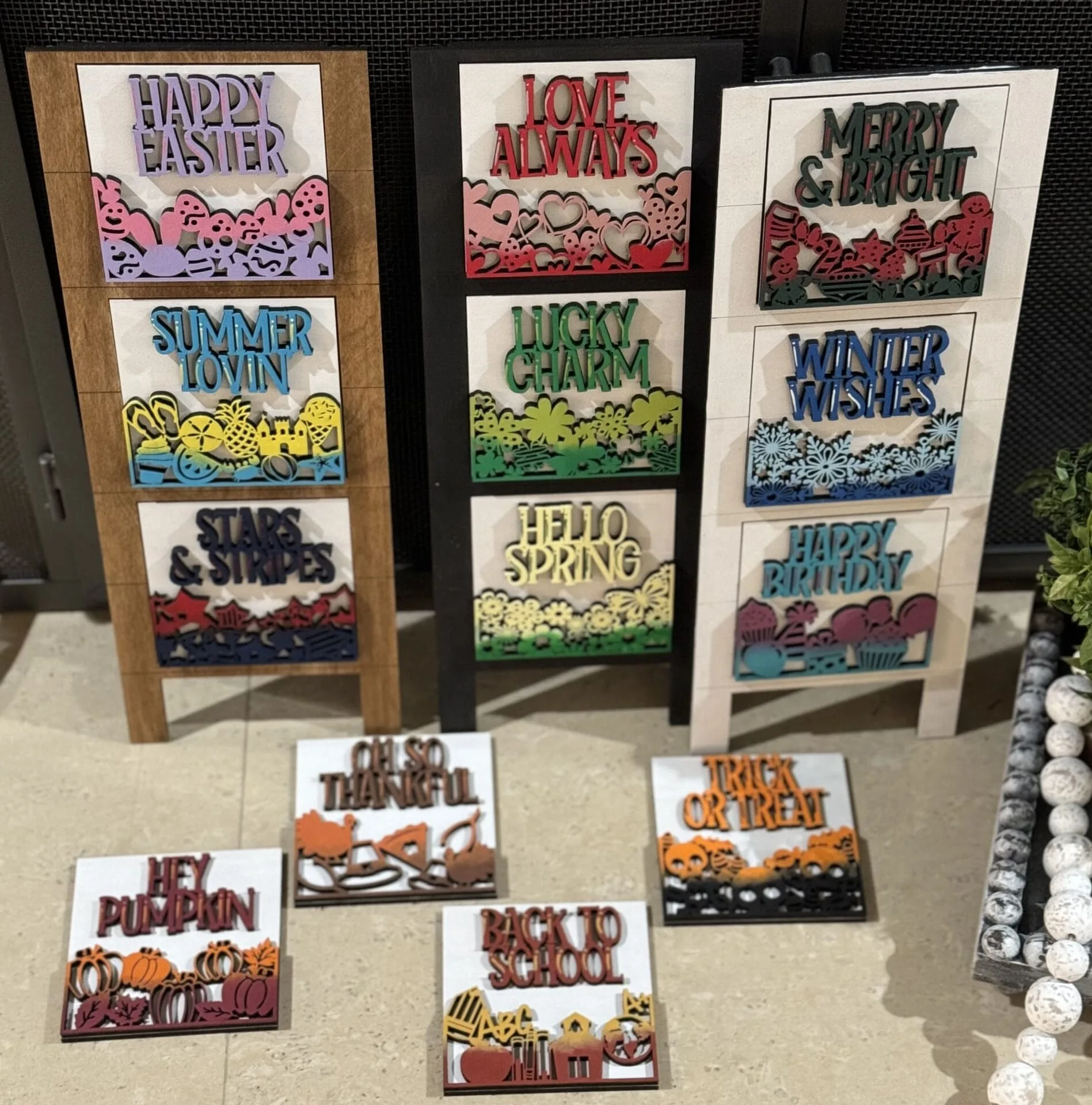 Holiday Interchangeable Squares Mix & Match