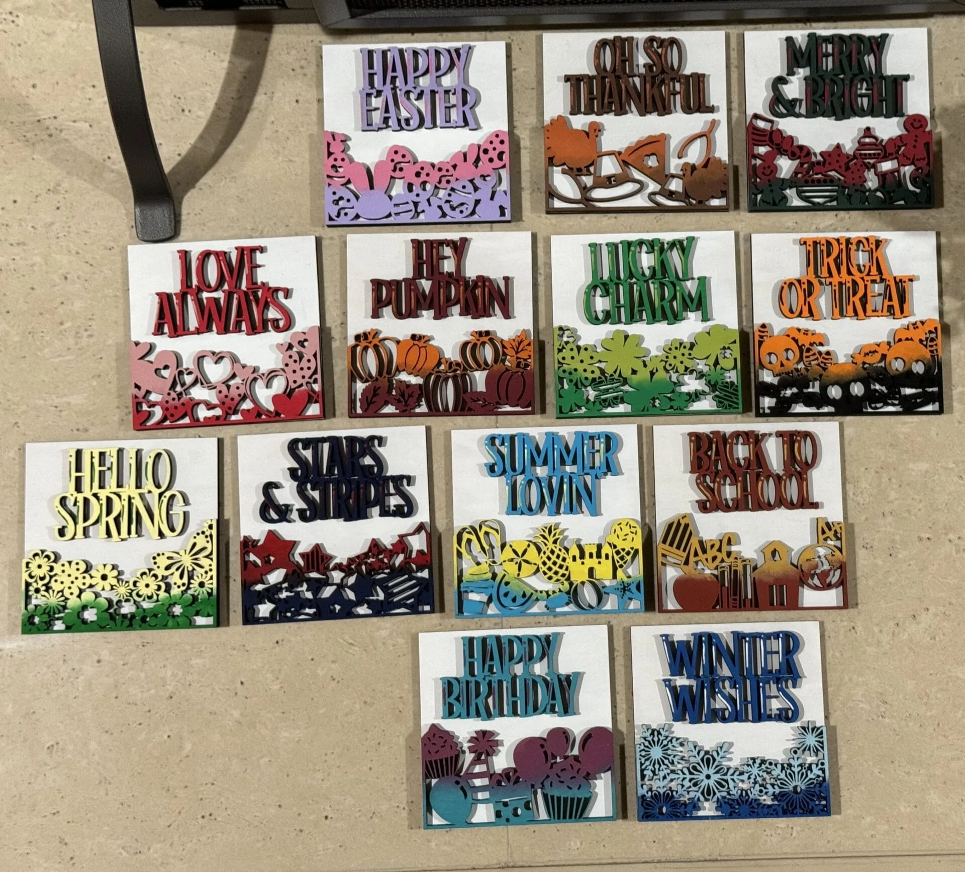 Holiday Interchangeable Squares Mix & Match - Image 31