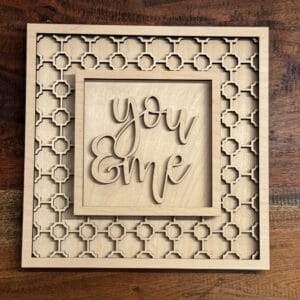 Layered Interchangeable Square Picture Frame