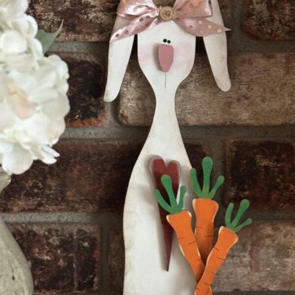 Floppy Ear Primitive Bunny Shelf Leaner