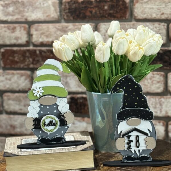 Gnome Interchangeable Boy & Girl Farmhouse Hat and Hands Set
