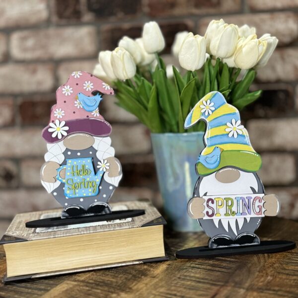 Gnome Interchangeable Boy & Girl Spring Hat and Hands Set