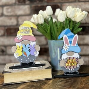 Gnome Interchangeable Boy & Girl Easter Hat and Hands Set