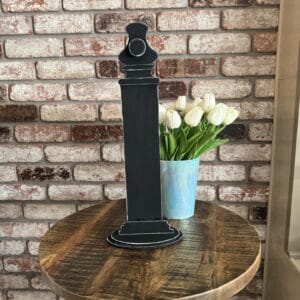Large Post Sign and Wreath Holder