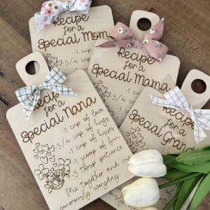 Mother's Day Recipe Cutting Board - 4 Choices