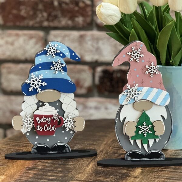 Gnome Interchangeable Boy & Girl Christmas Cocoa Hat & Hands