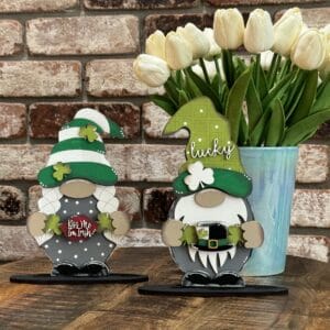 Gnome Interchangeable Boy & Girl St Pattys Hat & Hands