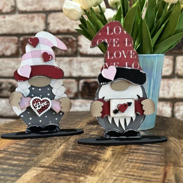 Gnome Interchangeable Boy & Girl Valentine Hat & Hands