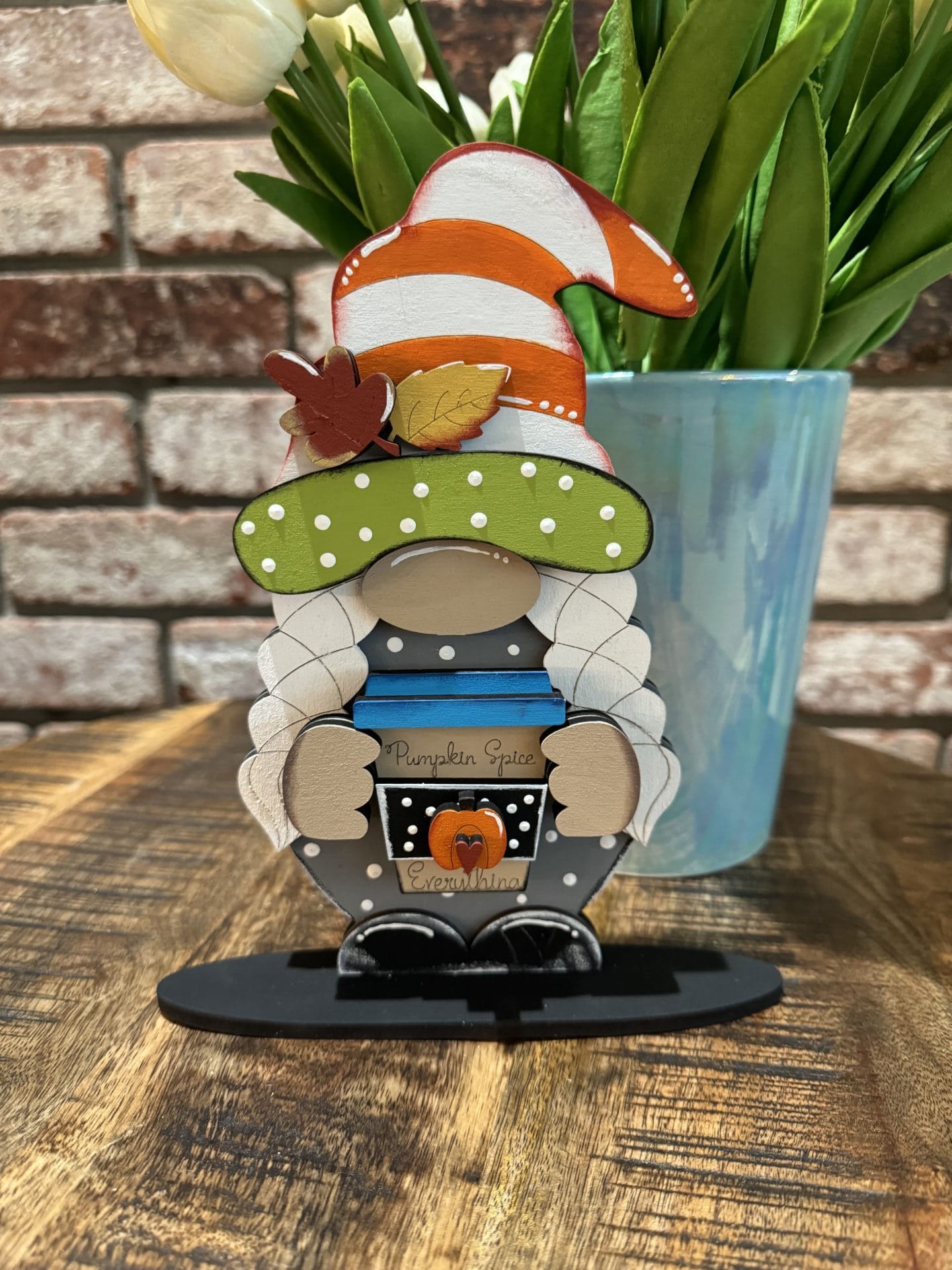 Gnome Interchangeable Boy & Girl Fall Hat & Hands - Image 6