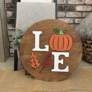 LOVE Fall Door Hanger