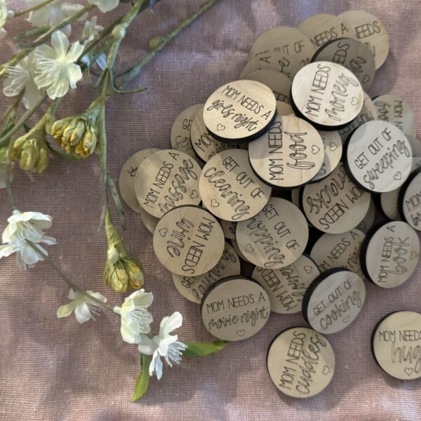 Mother's Day Mom Tokens Set of 45