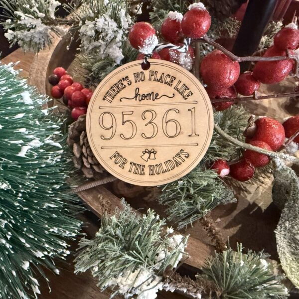 There's No Place Like Home Personalized Christmas Ornament