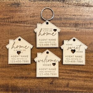 Custom Branded Realtor Key Chains
