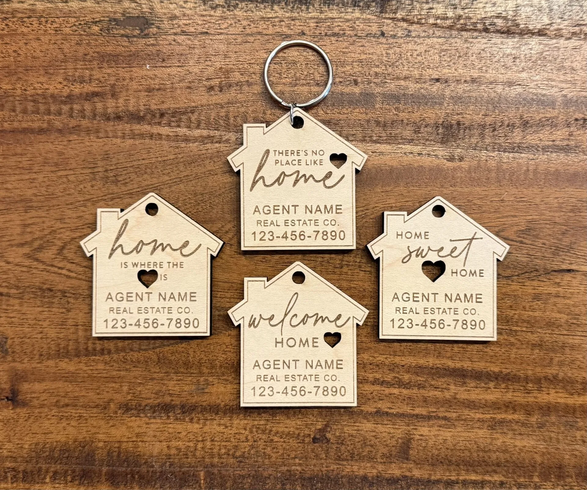 Custom Branded Realtor Key Chains