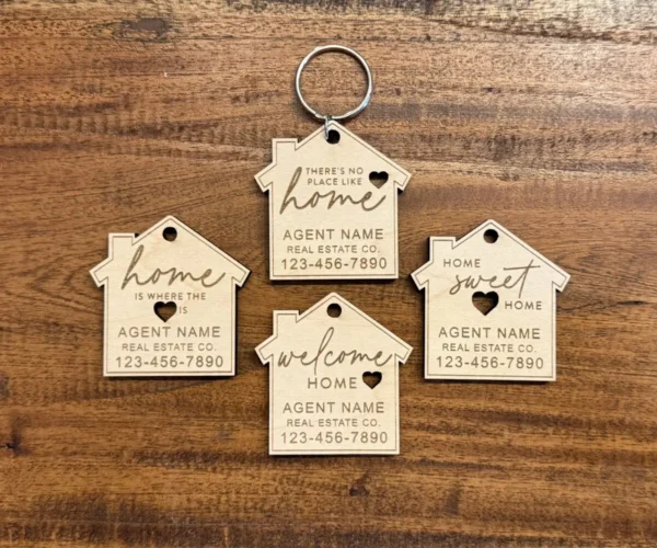 Custom Branded Realtor Key Chains