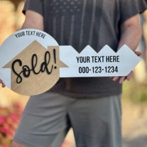 Custom Sold Key Realtor