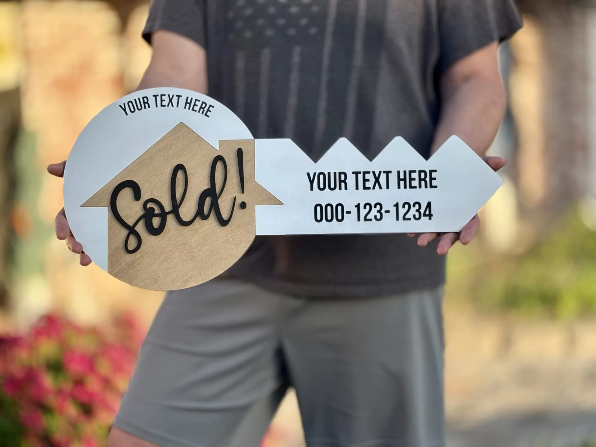 Custom Sold Key Realtor