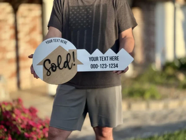 Custom Sold Key Realtor