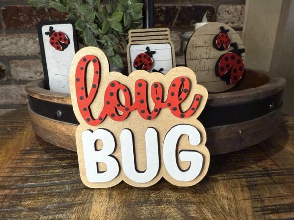 Ladybug Tiered Tray 6 Piece Set - Image 4