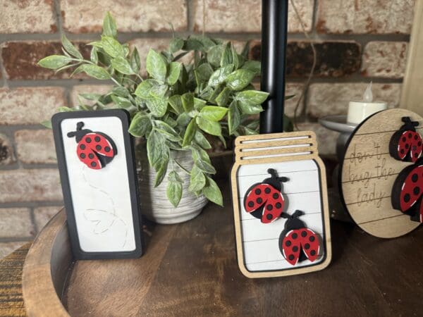 Ladybug Tiered Tray 6 Piece Set - Image 7