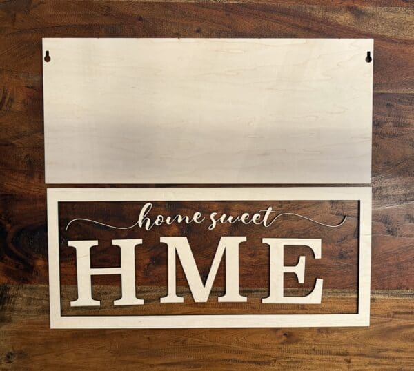 Interchangeable Home Sweet Home Hanging Sign Leaner - Image 6