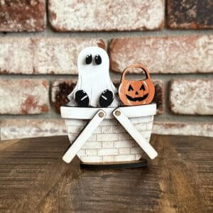 Ghost For Small Flower Basket Interchangeable Weave Basket