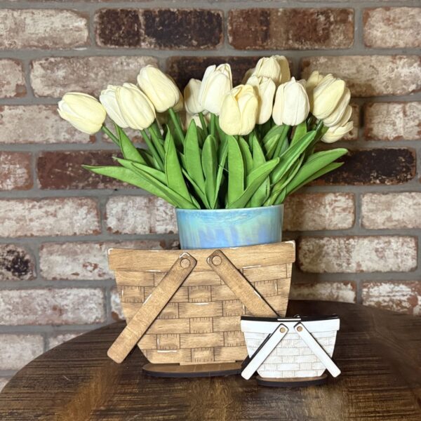 Flower Basket Interchangeable Weave Basket - 2 Sizes