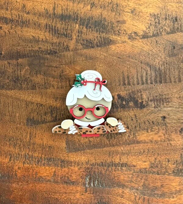 Mrs Claus For Small Flower Basket Interchangeable Weave Basket - Image 4