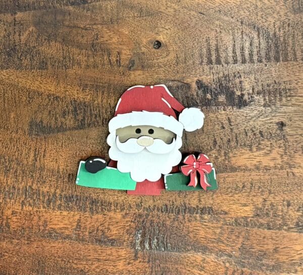 Santa For Small Flower Basket Interchangeable Weave Basket - Image 4