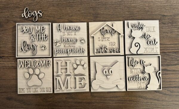 Cats and Dogs Everyday Interchangeable Squares Mix & Match - Image 20