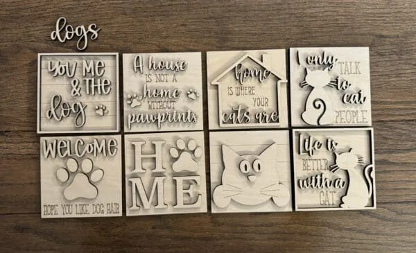 Cats and Dogs Everyday Interchangeable Squares Mix & Match - Image 20