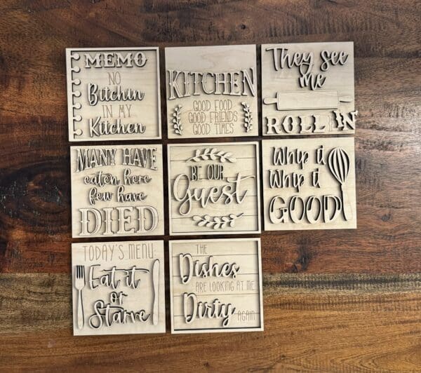 Kitchen Everyday Interchangeable Squares Mix & Match - Image 21