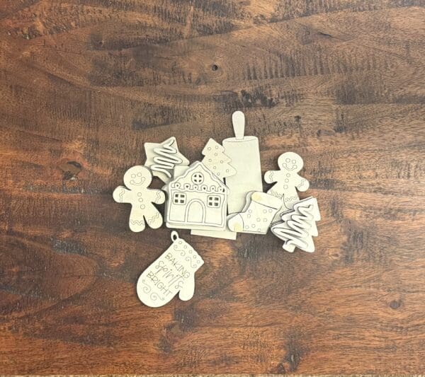 Gingerbread Cookies For Flower Basket Interchangeable Weave Basket - Image 2