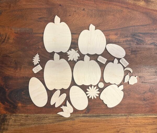 Chunky Pumpkin Shelf Sitters - Set of 3 - Image 3