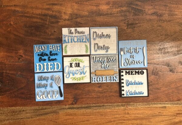 Kitchen Everyday Interchangeable Squares Mix & Match