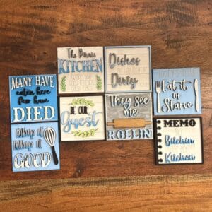 Kitchen Everyday Interchangeable Squares Mix & Match