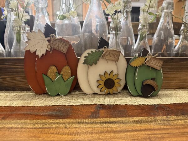 Chunky Pumpkin Shelf Sitters - Set of 3 - Image 5